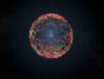 Artist's Impression of Supernova 1993J by NASA, ESA, STScl