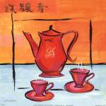 Asian Tea Set I by Jennifer Sosik