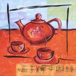 Asian Tea Set II by Jennifer Sosik