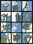 Asure Botanical II 12-Patch by Andrea Davis