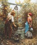 At The Well by Daniel Ridgway Knight