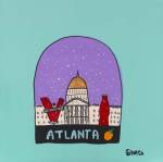 Atlanta Snow Globe by Brian Nash