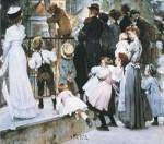 Au Jardin des Plantes by Henry Jules Jea Geoffroy