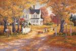 Autumn Leaves And Laughter by Randy Van Beek
