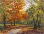 Autumn Path by Rosanne Kaloustian