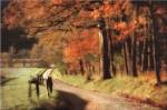 Autumn's Morning Light by D. Burt