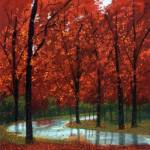 Autumn Stream by Lynn Krause