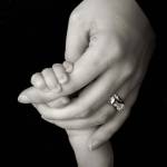 Baby And Adult Hand III by Tanya Hovey