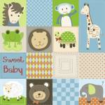 Baby Boy Animal Quilt by Jennifer Nilsson