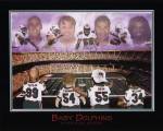 Baby Dolphins - Williams, Seau, Thomas, & Taylor by Harrison Woods