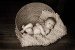 Baby in Basket 1 by Tanya Hovey
