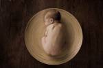 Baby In Basket by Tanya Hovey