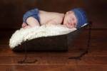 Baby In Blue Hat I by Tanya Hovey