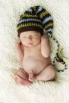 Baby In Brown And Blue by Tanya Hovey