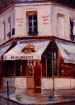 Bake Shop In The Rain, Paris by George Botich