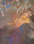 Ballerina and Lady with Fan by Edgar Degas