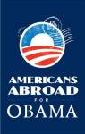 Barack Obama - (Americans Abroad for Obama) Campaign Poster