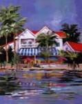 Beach Resort I by Jane Slivka