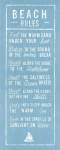 Beach Rules - Aqua by The vintage collection