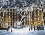 Beacon Street, Ma. 1926 by Stanton Manolakas
