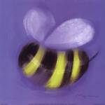 Bee On Blue by Anthony Morrow