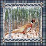 Birch Frame Plaid-Pheasant by Sher Sester