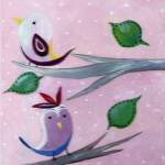 Bird Dots II - mini by Liz Clay
