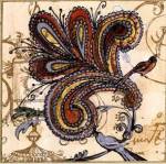 Bird Of Paisley II by Susan Gillette