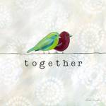 Birds of a Feather Square I by Caitlin Dundon