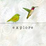 Birds of a Feather Square III by Caitlin Dundon