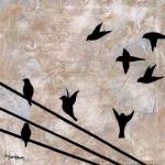 Birds On A Wire II by Britt Hallowell