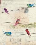Birds on a Wire no Border by Courtney Prahl