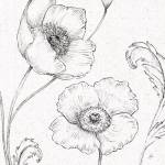 Blossom Sketches I by Daphné Brissonnét