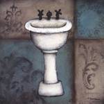 Blue Bath II by Britt Hallowell
