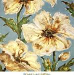 Blue Floral I by Karen Leibrick