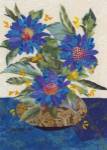 Blue Flowers by Kestrel Michaud