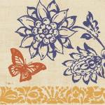 Blue Indigo Butterfly I by Pamela Gladding