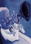 Blue Jazzman I by Patrick Daughton