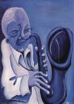 Blue Jazzman II by Patrick Daughton