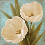 Blue Morning Tulips II by Vivien Rhyan