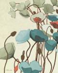 Blue Pavots Ondule I by Shirley Novak