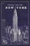 Blueprint Map New York Chrysler Building by Sue Schlabach