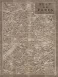 Blueprint Map Paris Taupe by Sue Schlabach