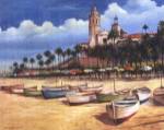 Boats on the Shore by T.C. Chiu