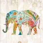 Boho Paisley Elephant II by Danhui Nai
