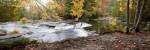 Bond Falls Panorama in Fall, Bruce Crossing, Michigan 09 by Monte Nagler