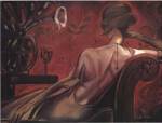Bordeaux Lounge by Trish Biddle