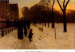 Boston Common at Twilight, 1885-86 by Childe Hassam