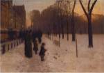 Boston Common at Twilight, 1885-86 by Childe Hassam
