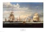 Boston Harbor, 1853 by Fitz Hugh Lane